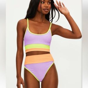 Beach riot sundazed top and bottom size Medium